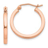 Rose Gold Hoops